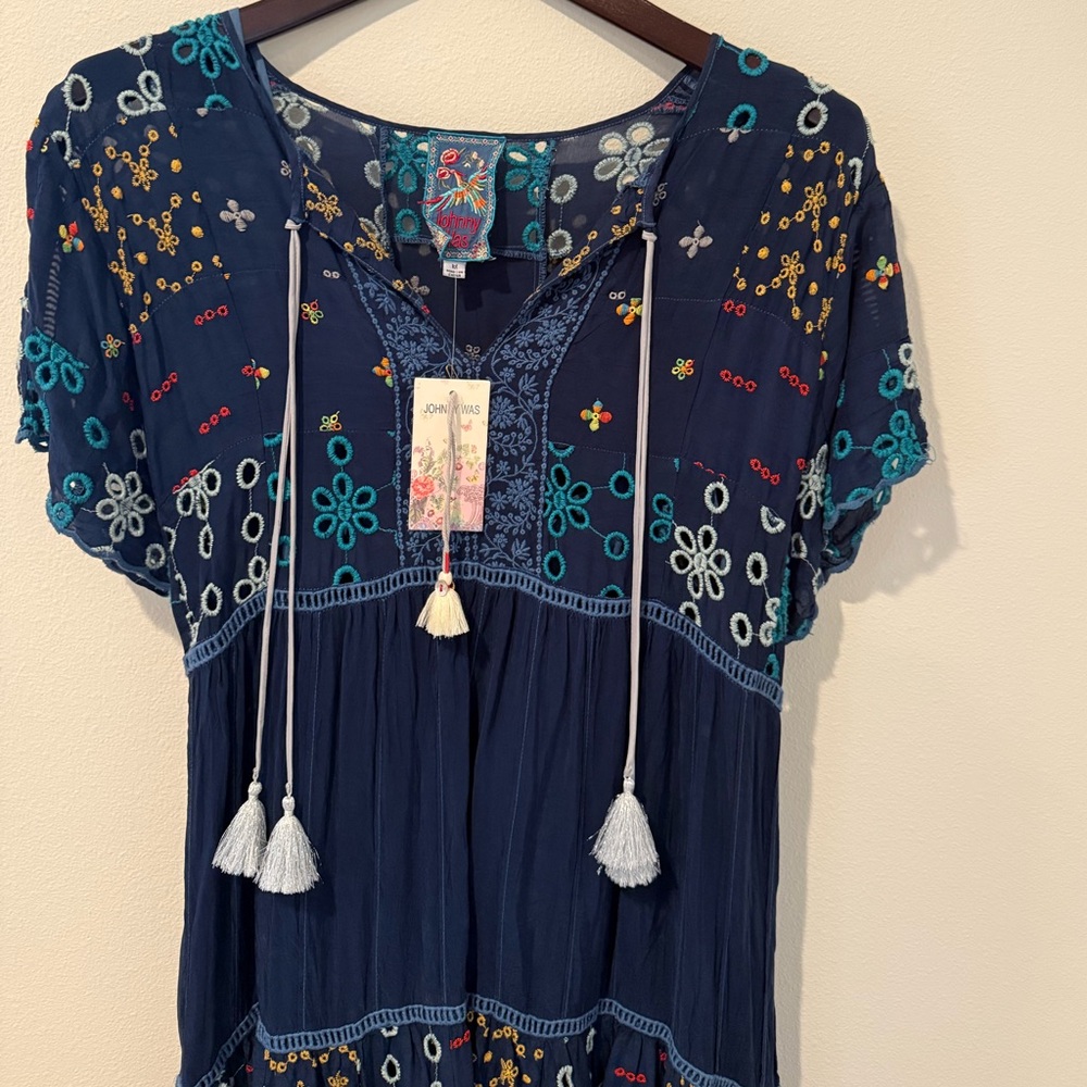 Johnny Was Sarai Dress With Slip NWT - Picture 5 of 7